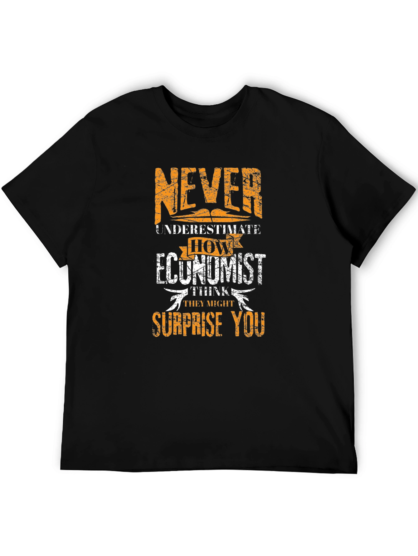 Economist Funny T-Shirt - Never Underestimate