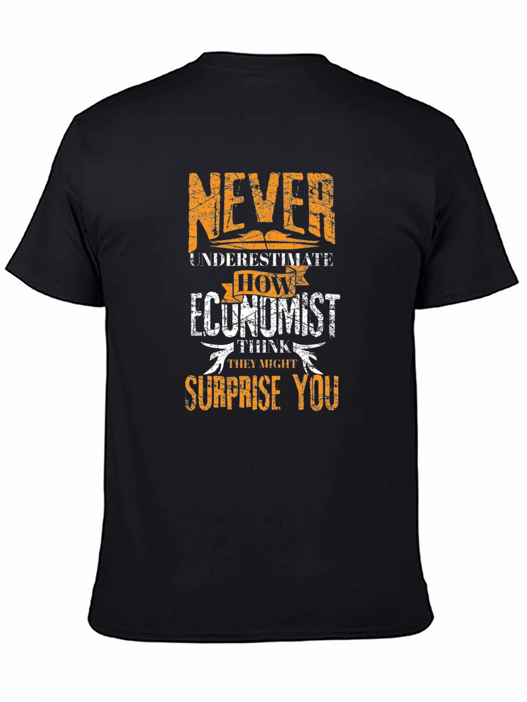 Economist Funny T-Shirt - Never Underestimate