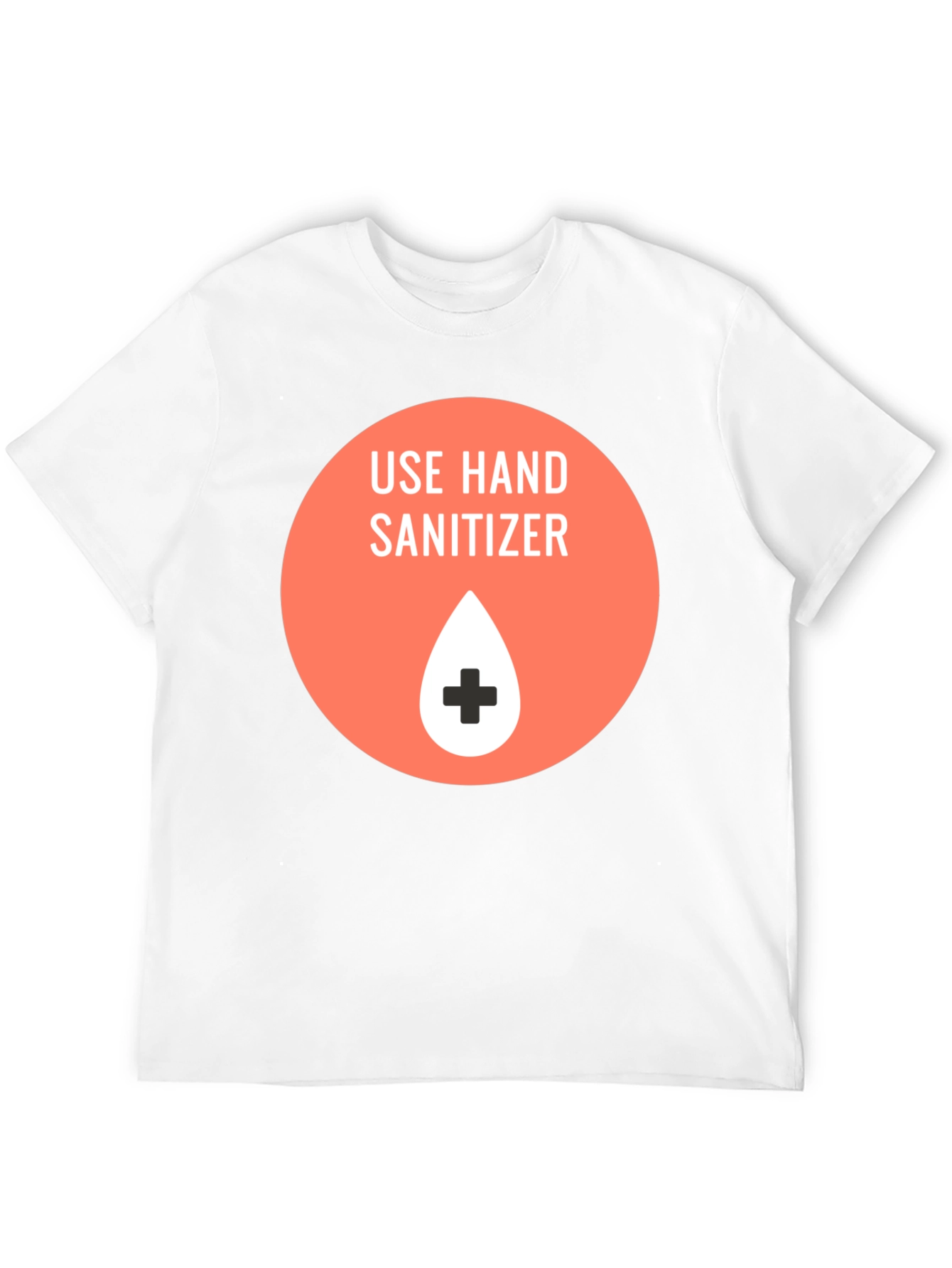 Use Hand Sanitizer Graphic T-Shirt - Black