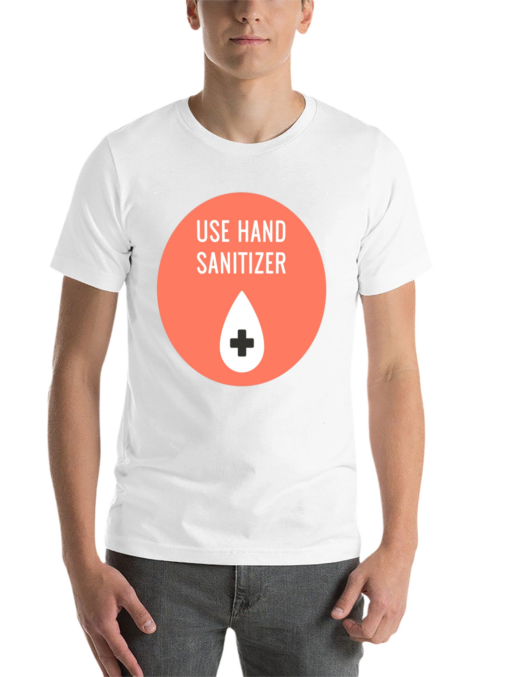 Use Hand Sanitizer Graphic T-Shirt - Black