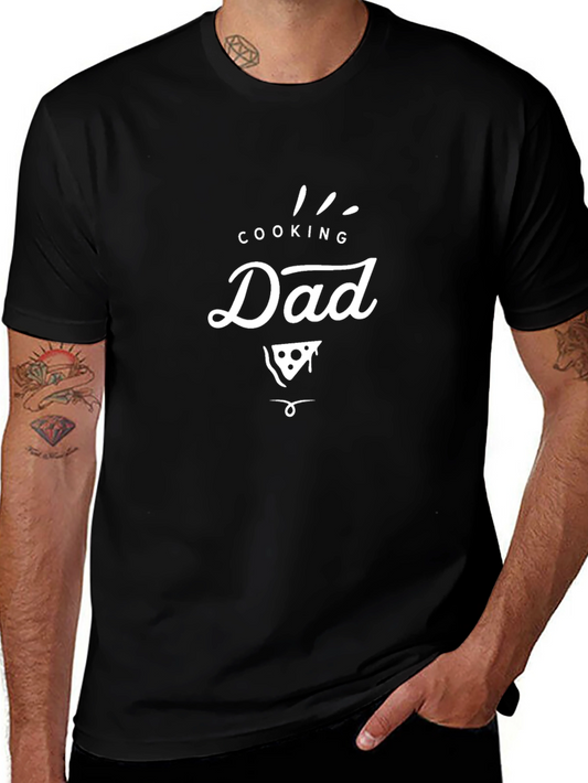 Cooking Dad Graphic Tee - Black Cotton T-Shirt