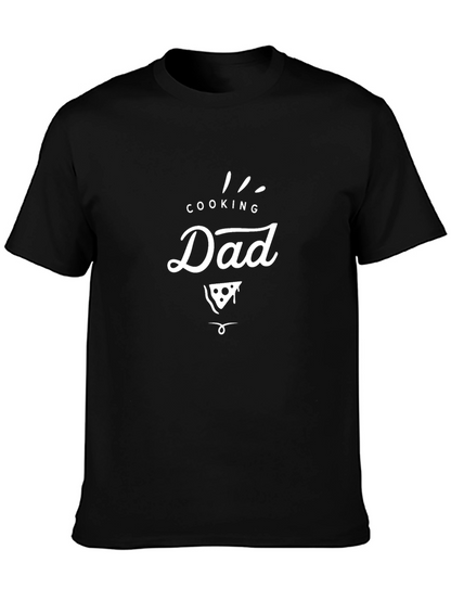 Cooking Dad Graphic Tee - Black Cotton T-Shirt