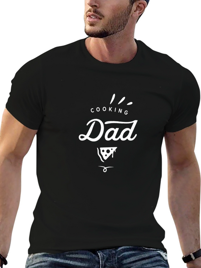 Cooking Dad Graphic Tee - Black Cotton T-Shirt
