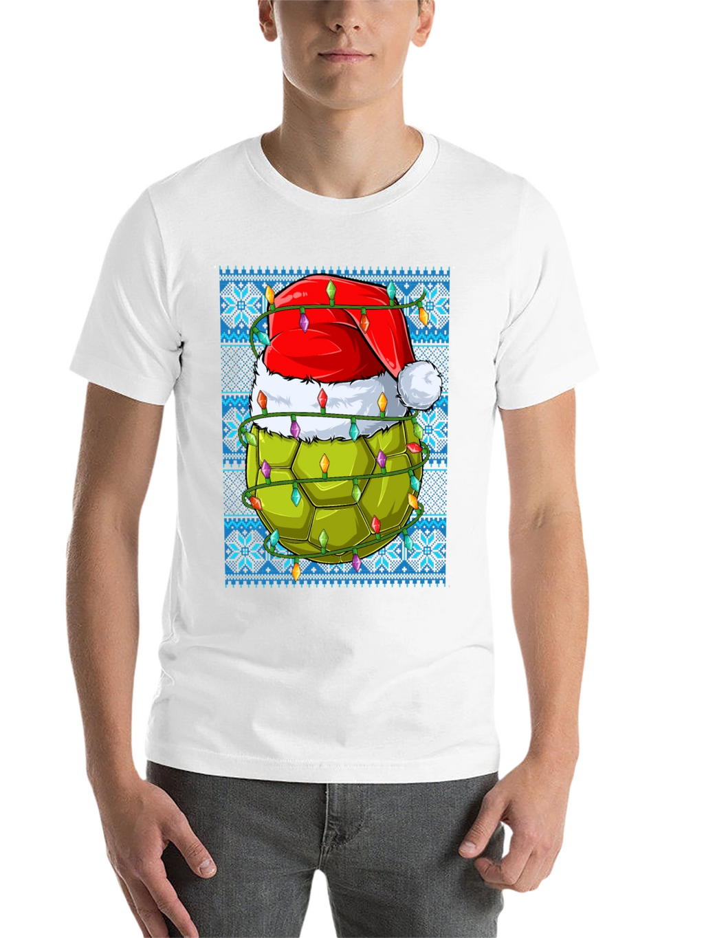 Festive Turtle Shell Christmas T-Shirt