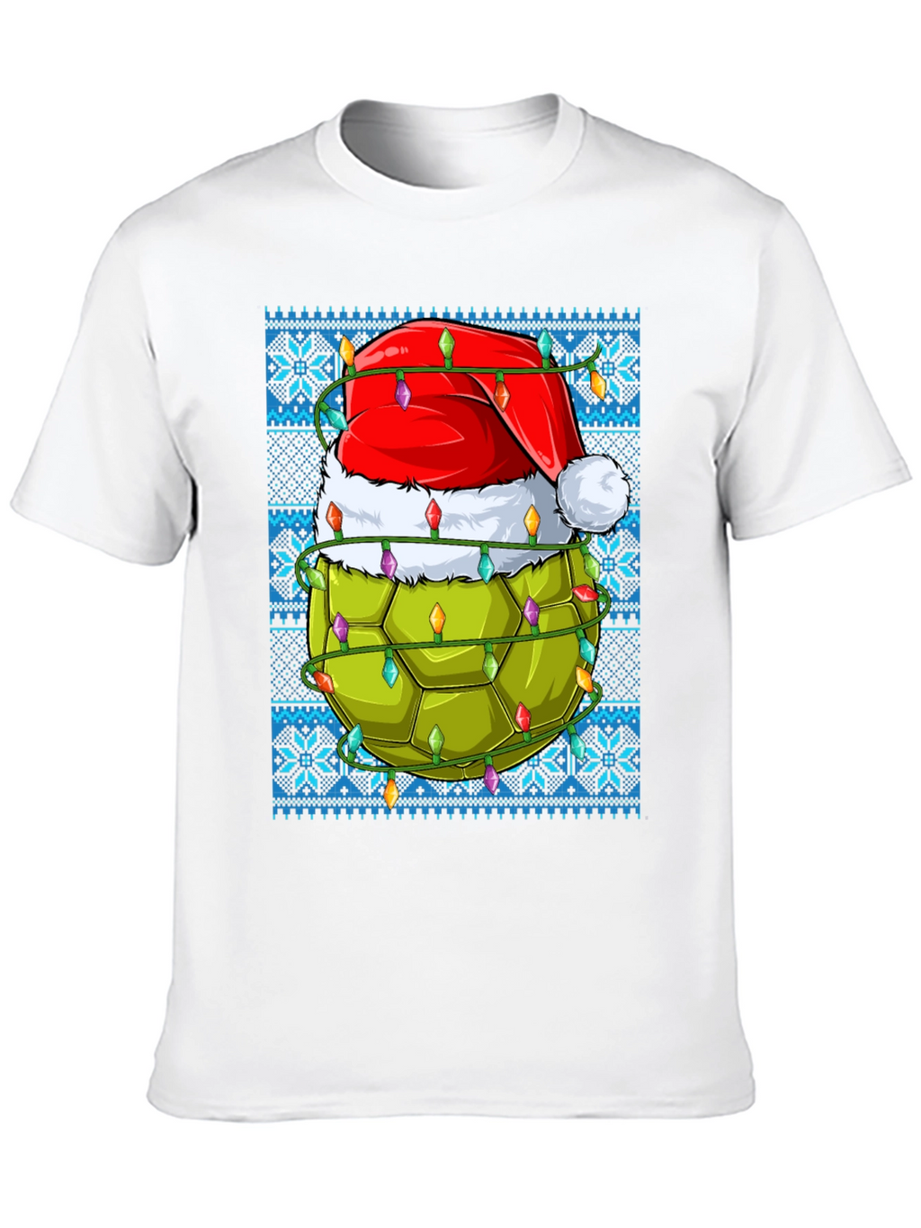 Festive Turtle Shell Christmas T-Shirt