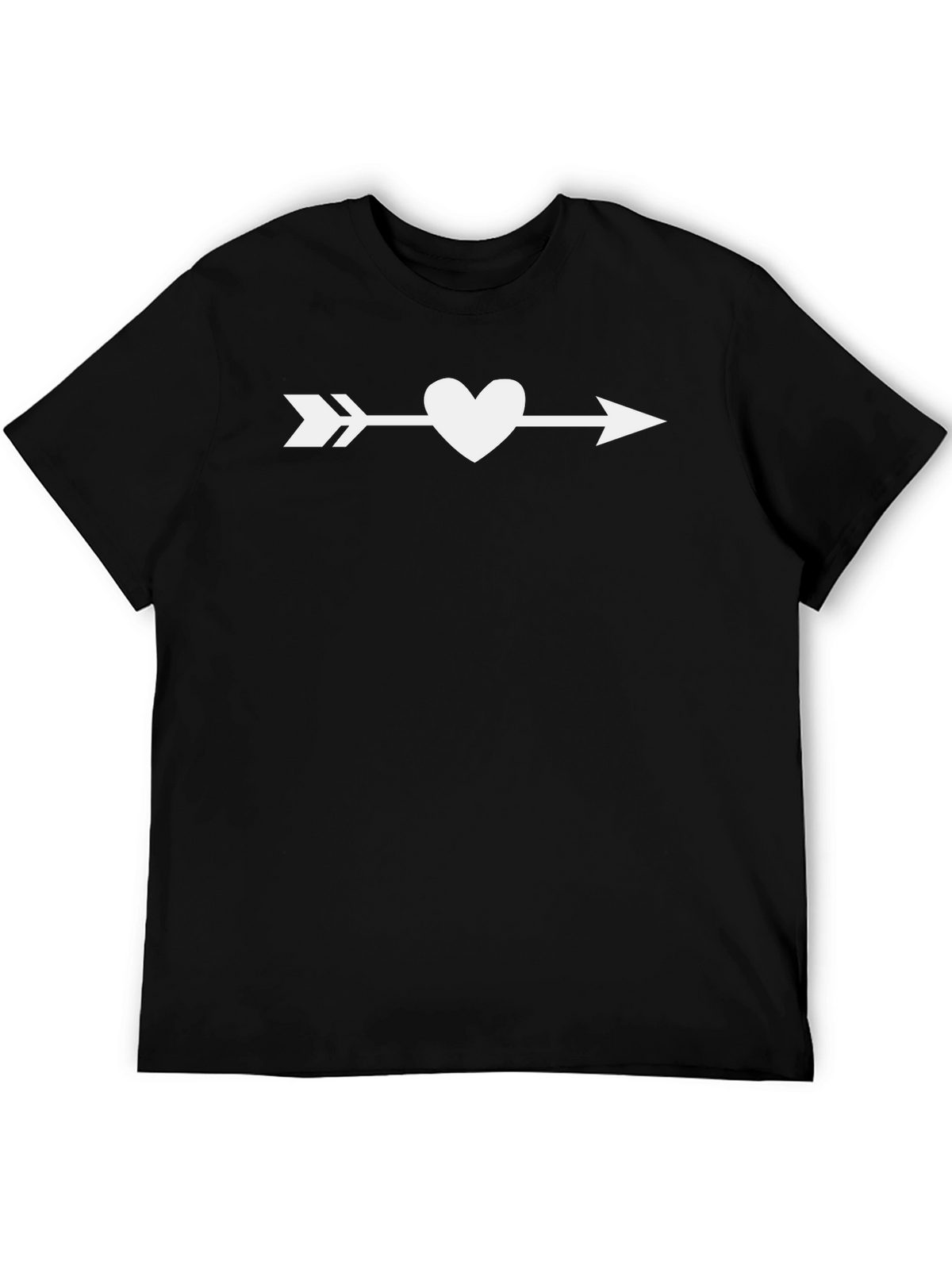 Heart Arrow Graphic Tee - Valentines Day T-Shirt