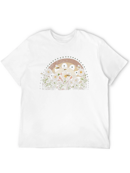Daisy and Bee Graphic T-Shirt - Black