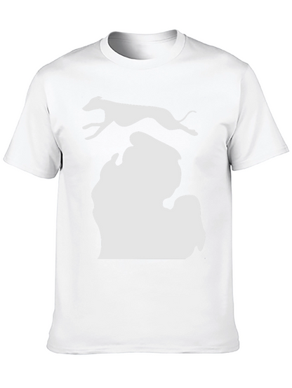 Michigan Greyhound Graphic Tee
