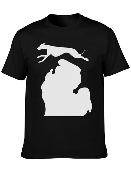Michigan Greyhound Graphic Tee
