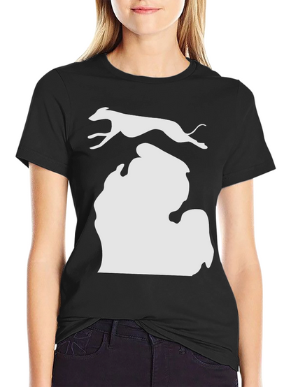Michigan Greyhound Graphic Tee