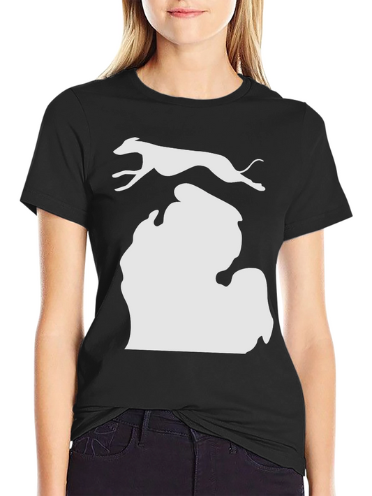 Michigan Greyhound Graphic Tee
