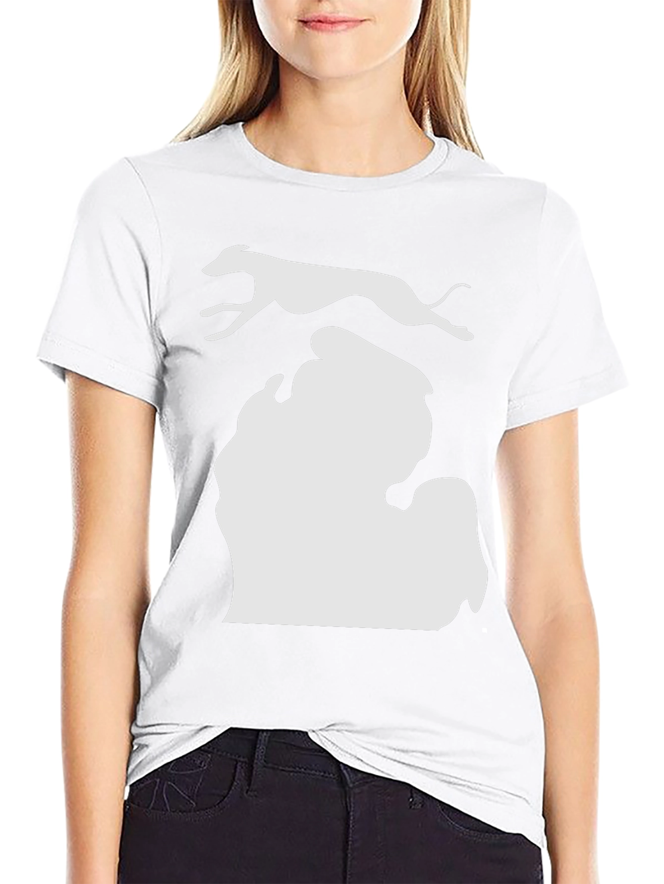 Michigan Greyhound Graphic Tee