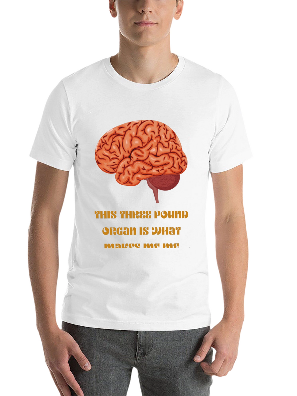 Brain Graphic T-Shirt - Makes Me Me