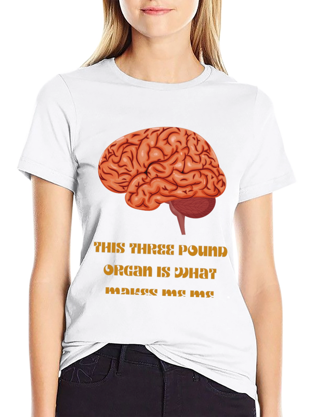 Brain Graphic T-Shirt - Makes Me Me