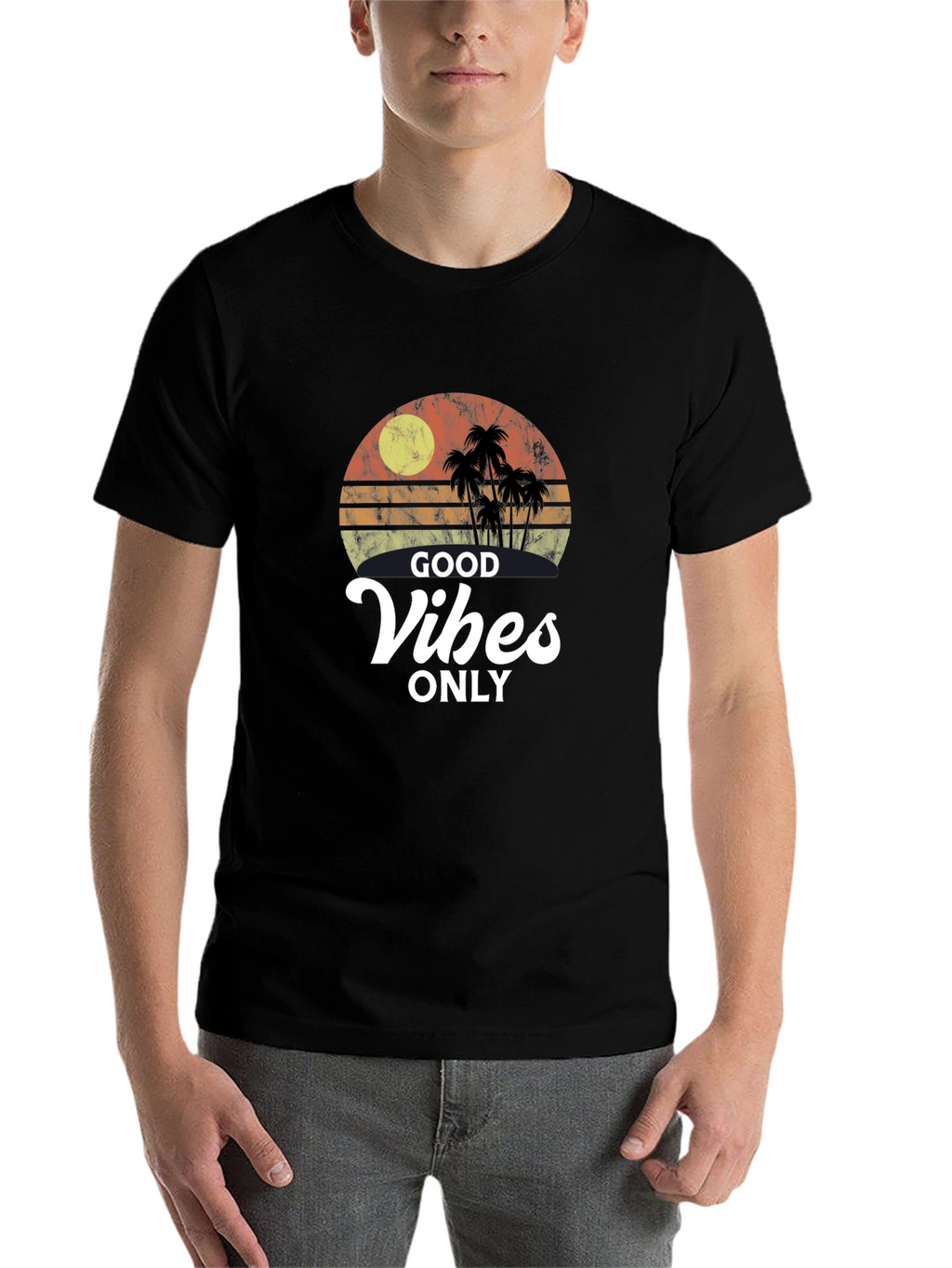 Good Vibes Only Retro T-Shirt