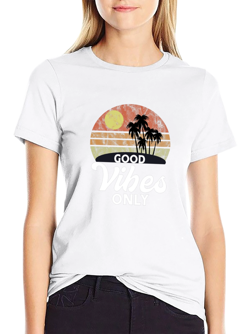 Good Vibes Only Retro T-Shirt