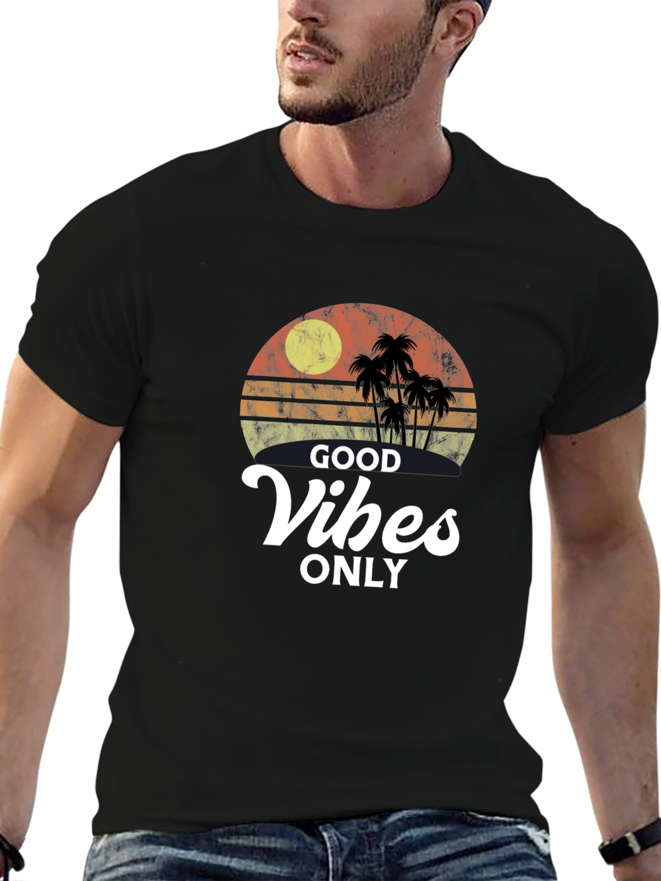 Good Vibes Only Retro T-Shirt
