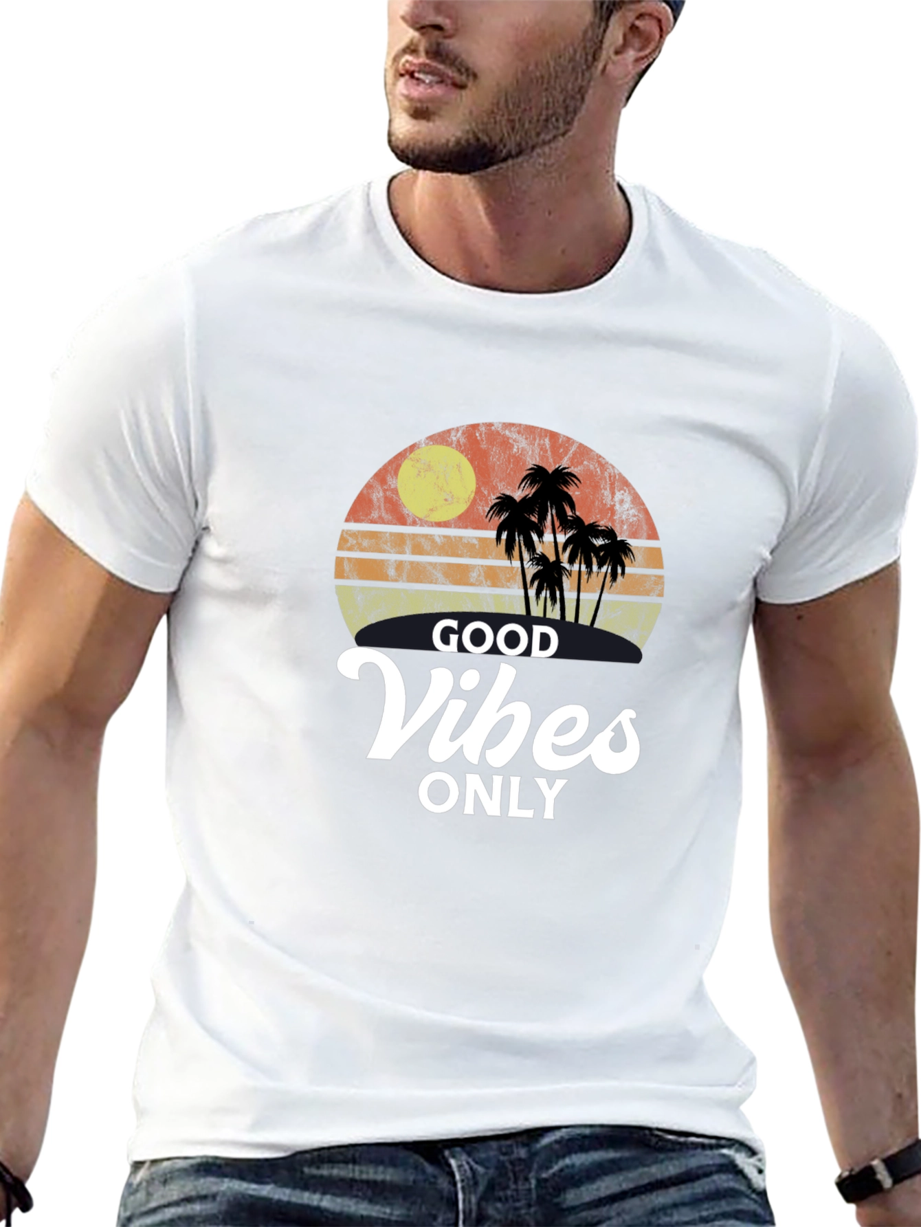 Good Vibes Only Retro T-Shirt