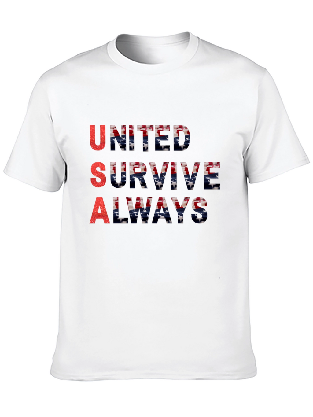 USA United Survive Always Graphic T-Shirt