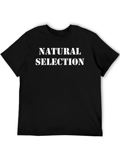 Natural Selection Black Graphic T-Shirt
