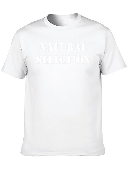 Natural Selection Black Graphic T-Shirt