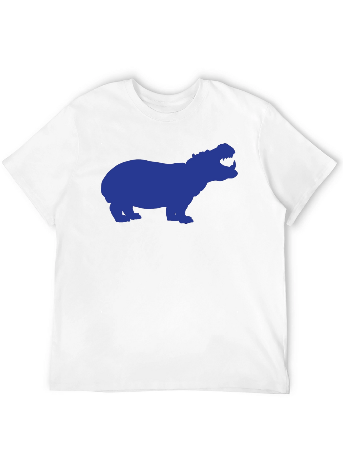 Hippo Silhouette Graphic Tee - Black