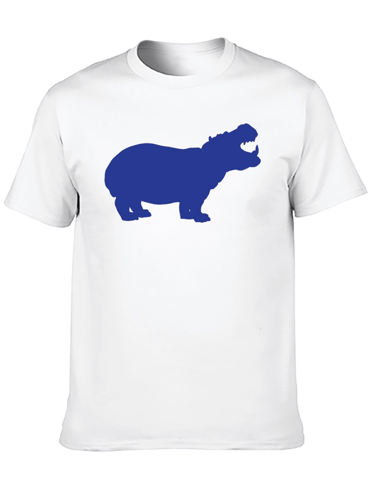 Hippo Silhouette Graphic Tee - Black