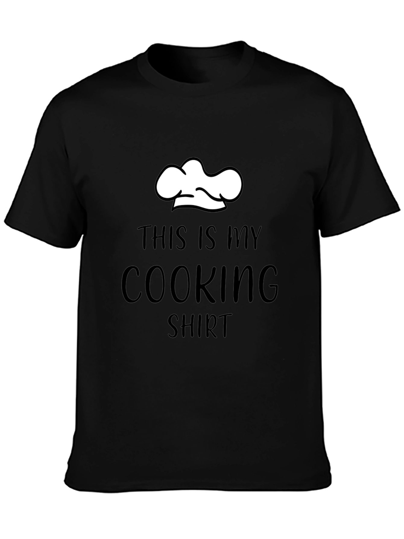 This Is My Cooking Shirt - Chef Hat Graphic Tee