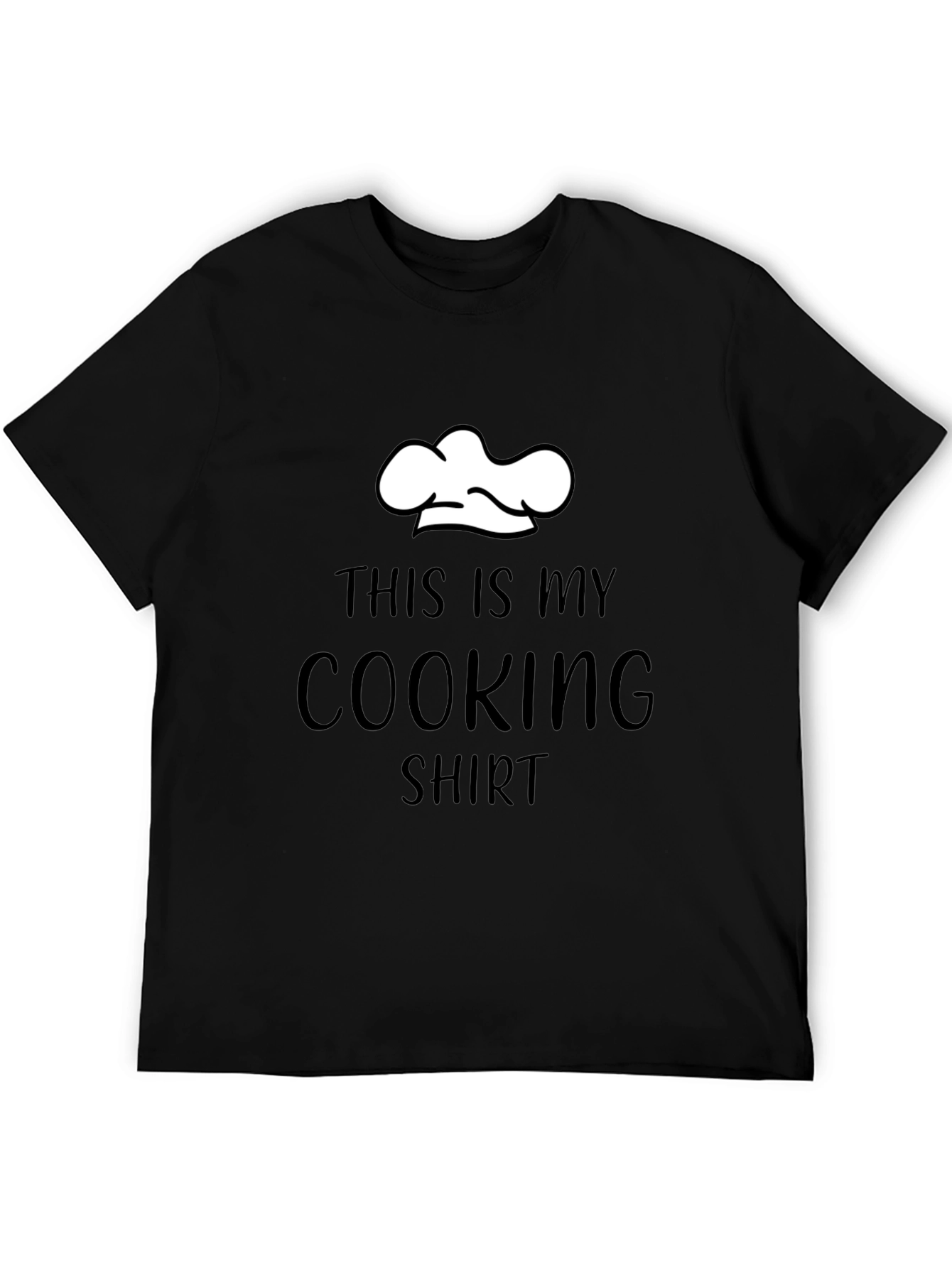 This Is My Cooking Shirt - Chef Hat Graphic Tee