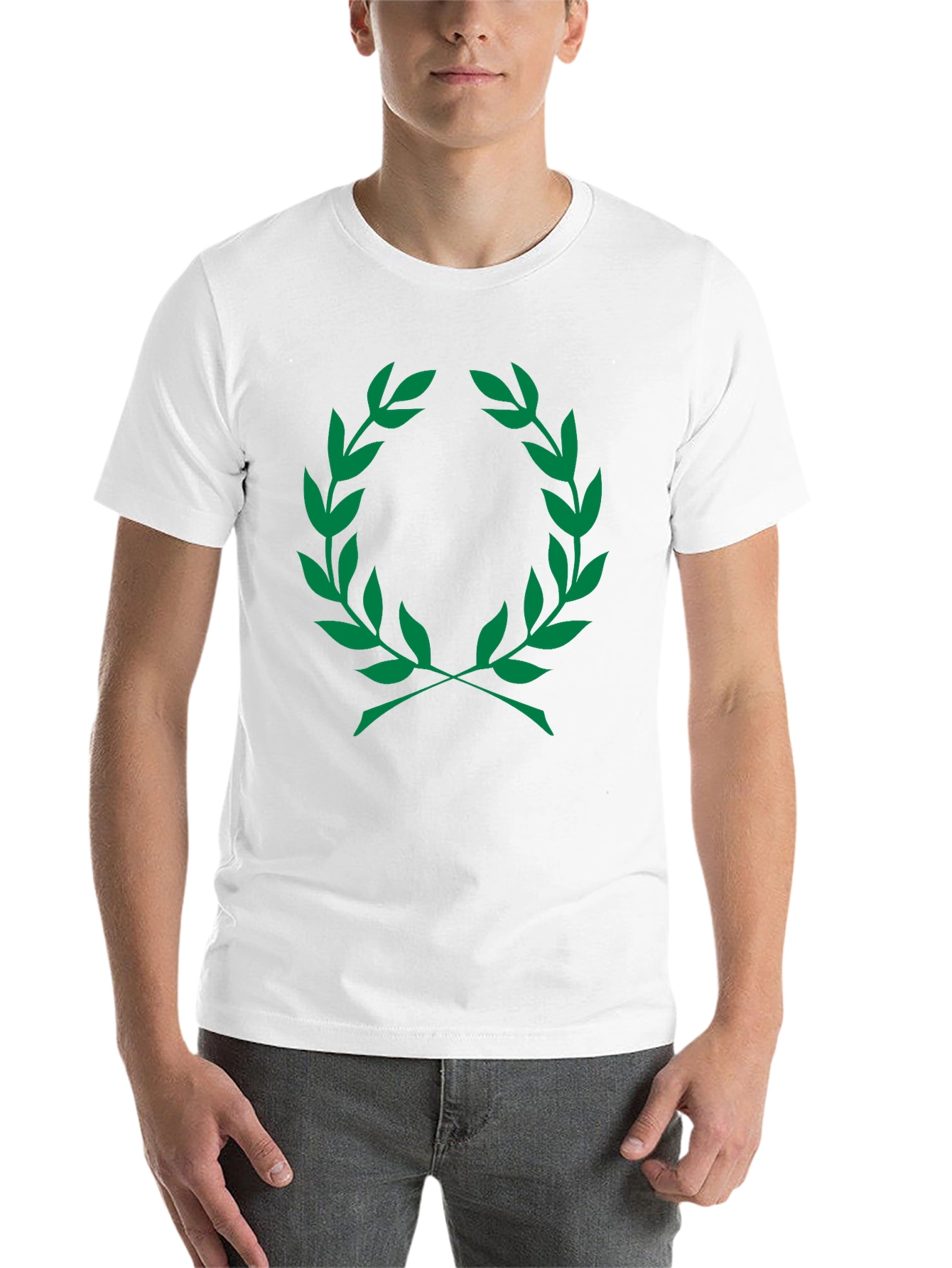 Olive Branch Graphic T-Shirt - Classic Black Tee