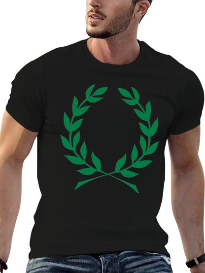 Olive Branch Graphic T-Shirt - Classic Black Tee