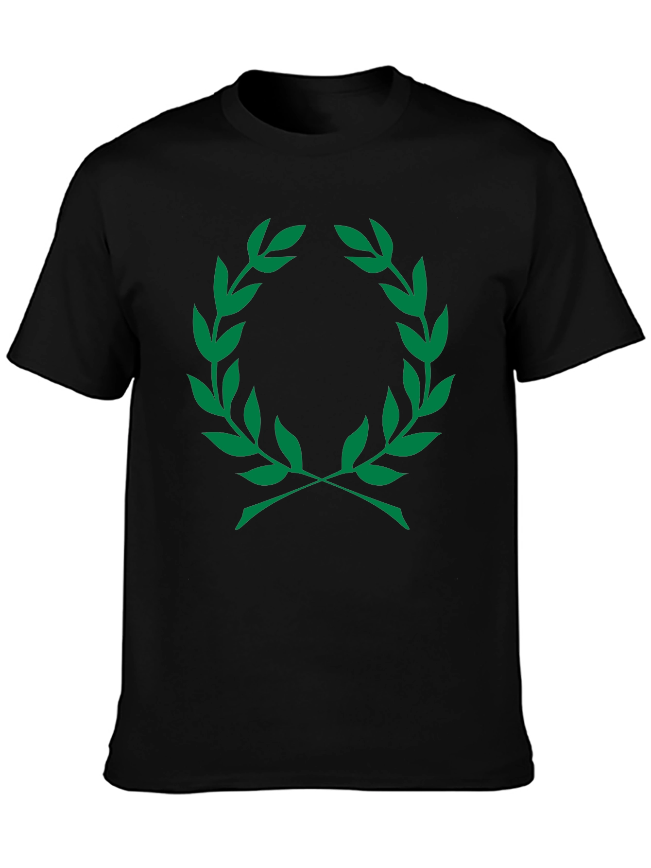 Olive Branch Graphic T-Shirt - Classic Black Tee