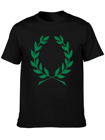 Olive Branch Graphic T-Shirt - Classic Black Tee