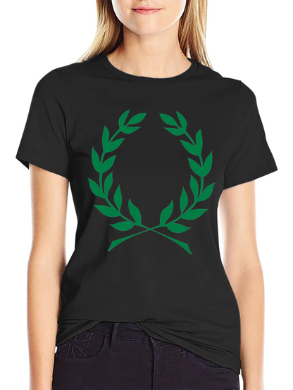 Olive Branch Graphic T-Shirt - Classic Black Tee
