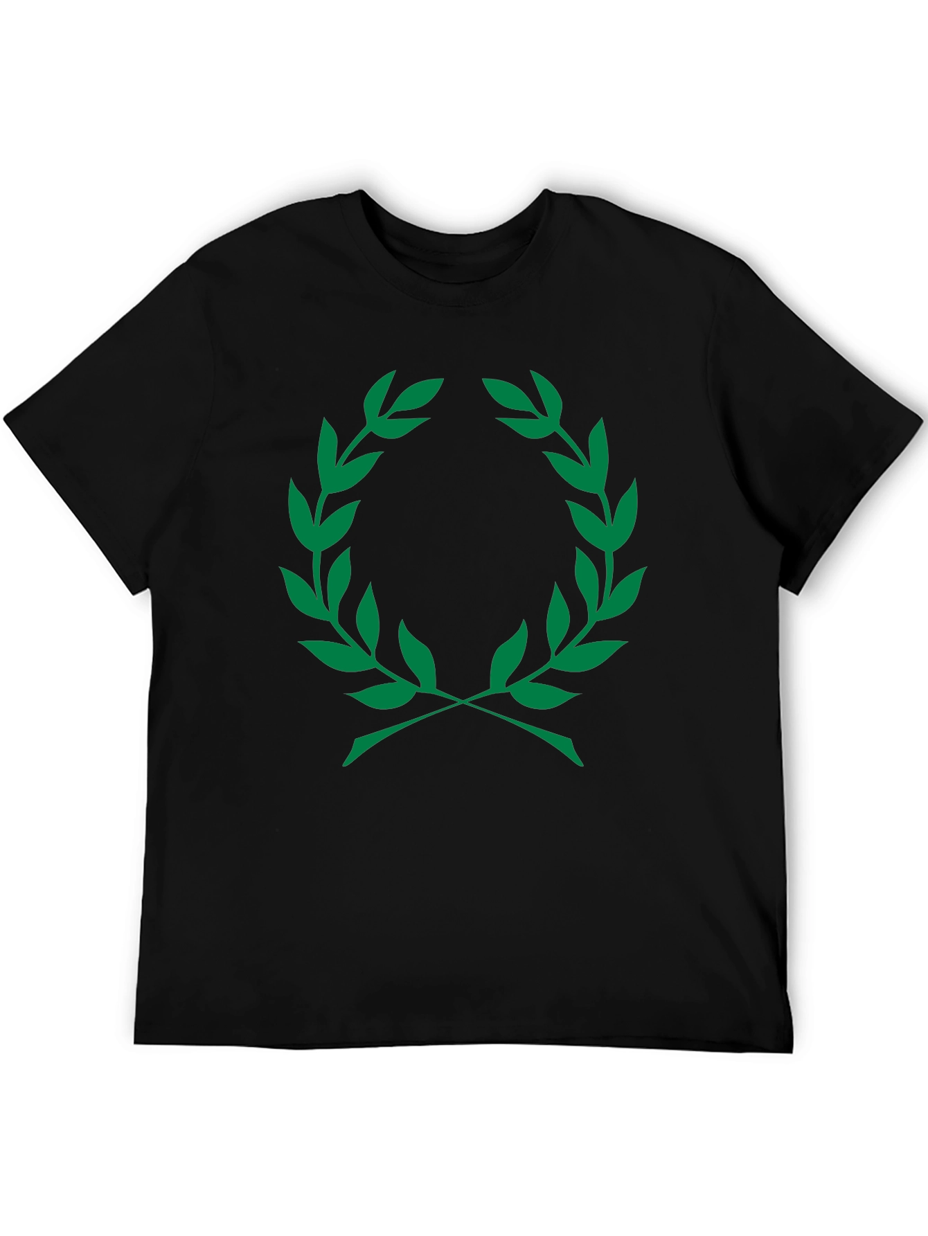 Olive Branch Graphic T-Shirt - Classic Black Tee