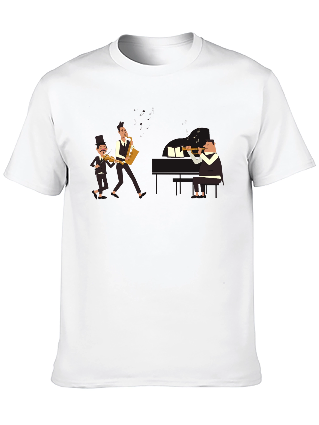 Musician Band T-Shirt - Black