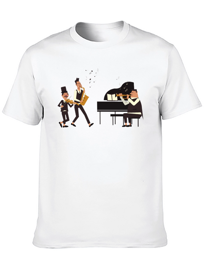 Musician Band T-Shirt - Black