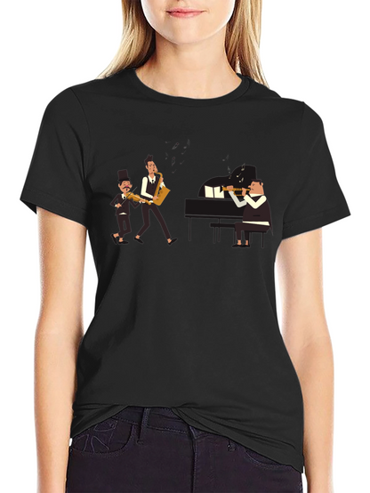 Musician Band T-Shirt - Black