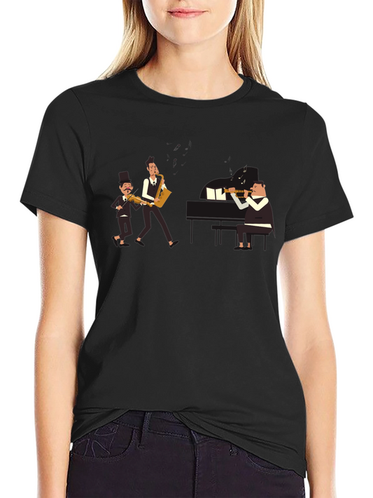 Musician Band T-Shirt - Black