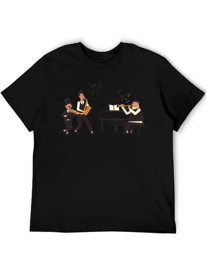 Musician Band T-Shirt - Black