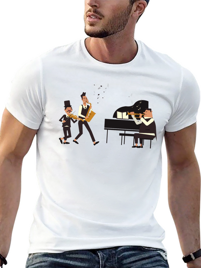 Musician Band T-Shirt - Black