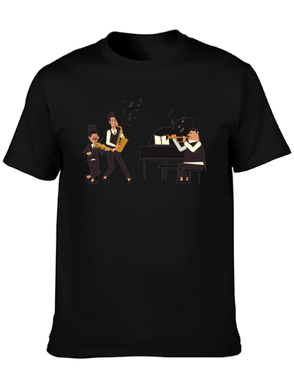 Musician Band T-Shirt - Black