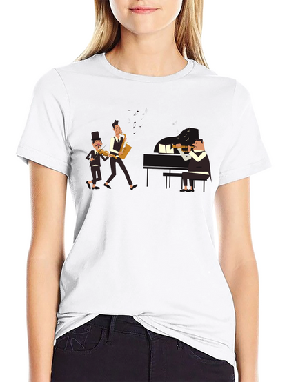 Musician Band T-Shirt - Black