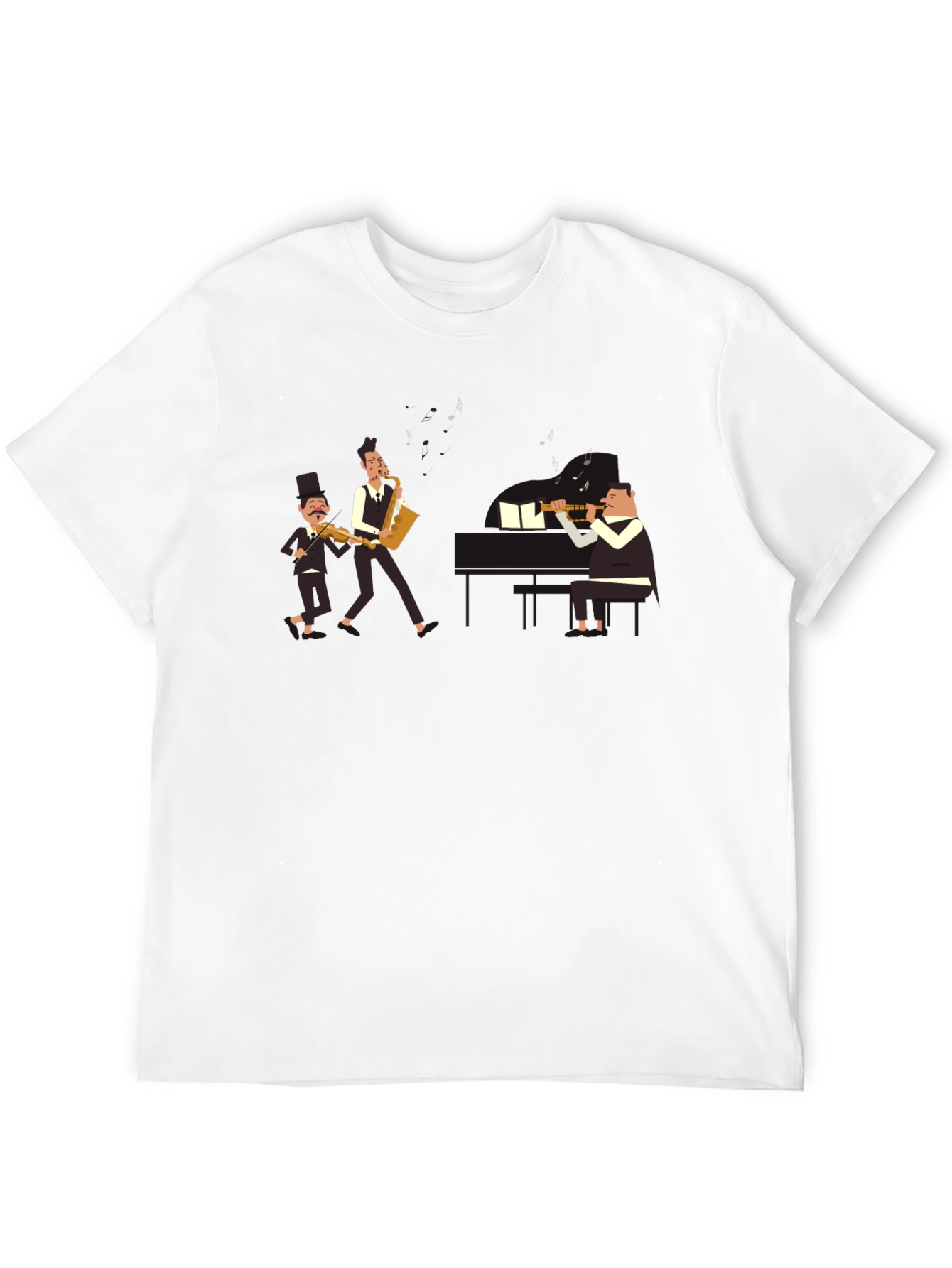Musician Band T-Shirt - Black