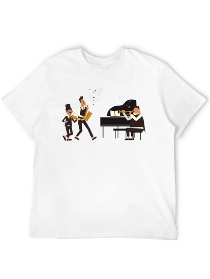 Musician Band T-Shirt - Black