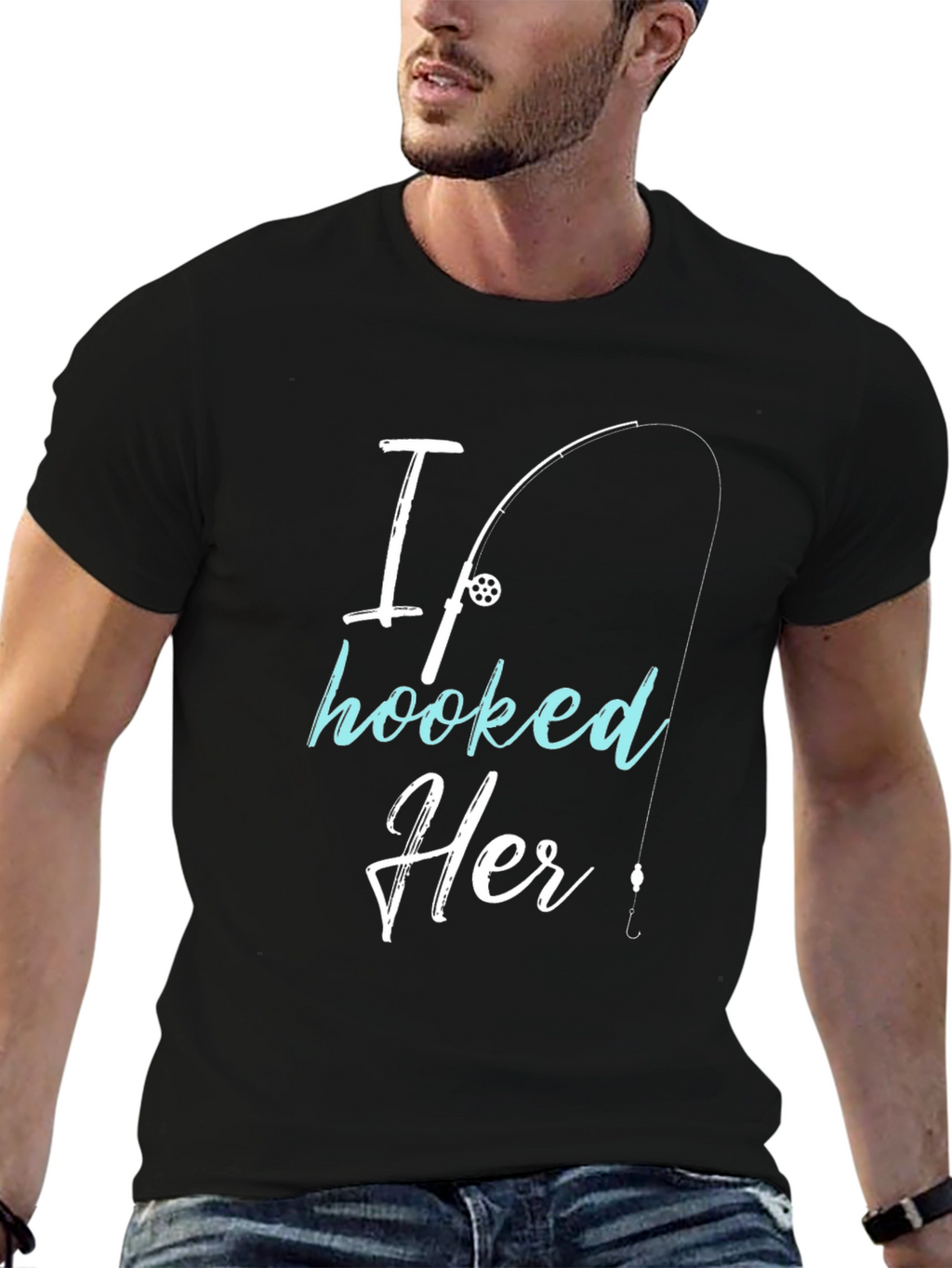 If I Hooked Her T-Shirt Fishing Couple Matching