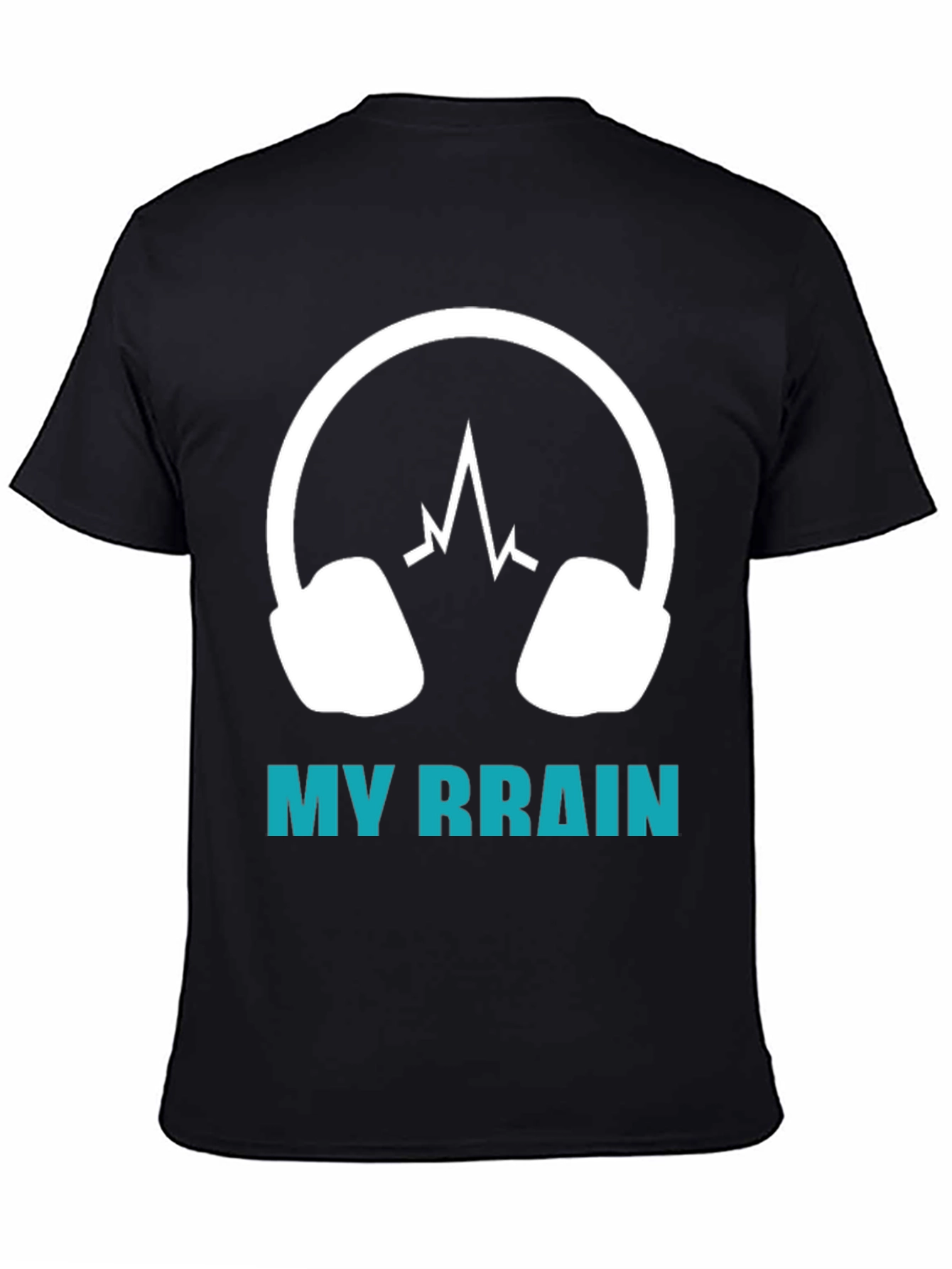 My Brain Headphones T-Shirt - Music Lover Tee