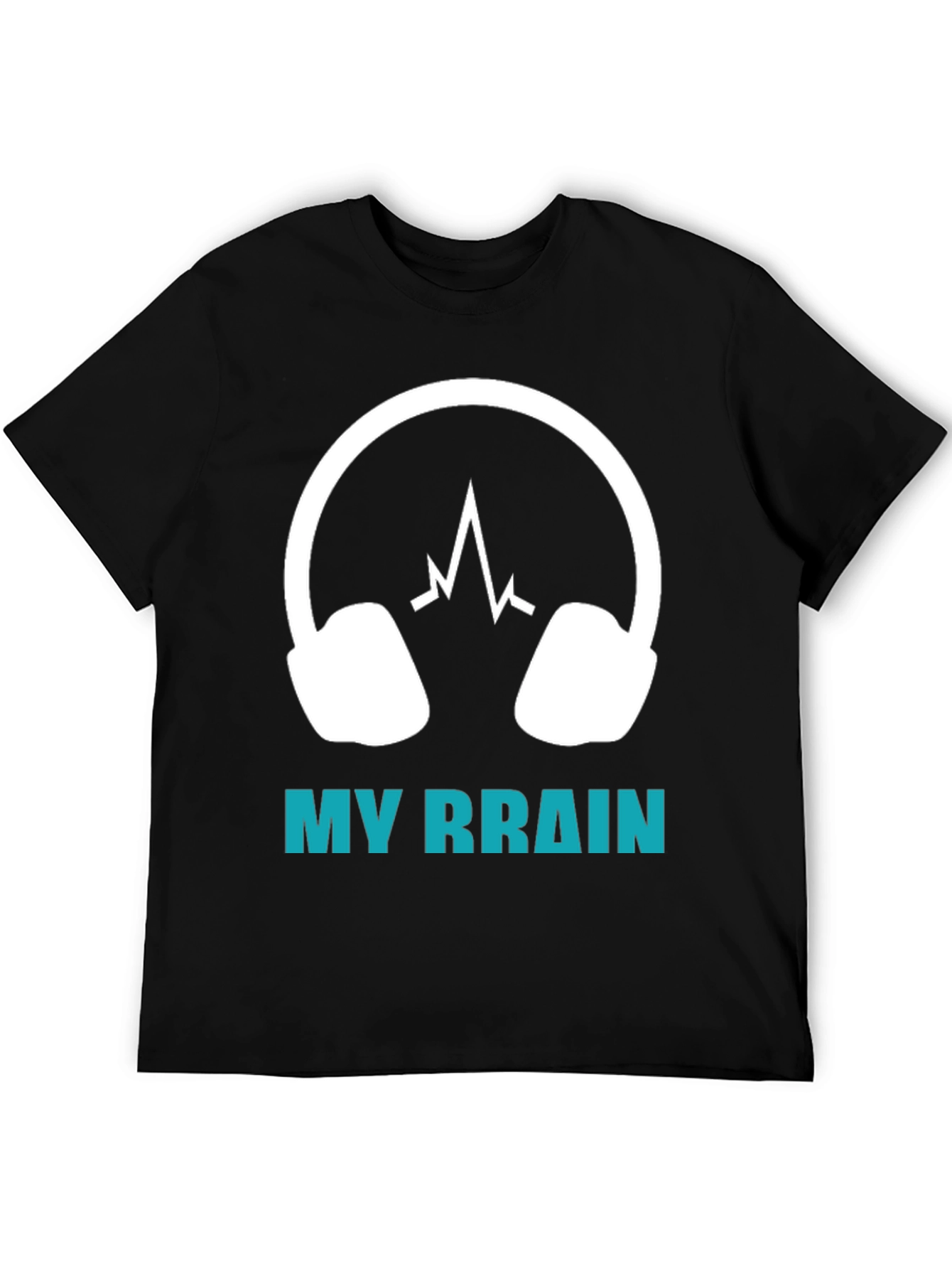 My Brain Headphones T-Shirt - Music Lover Tee