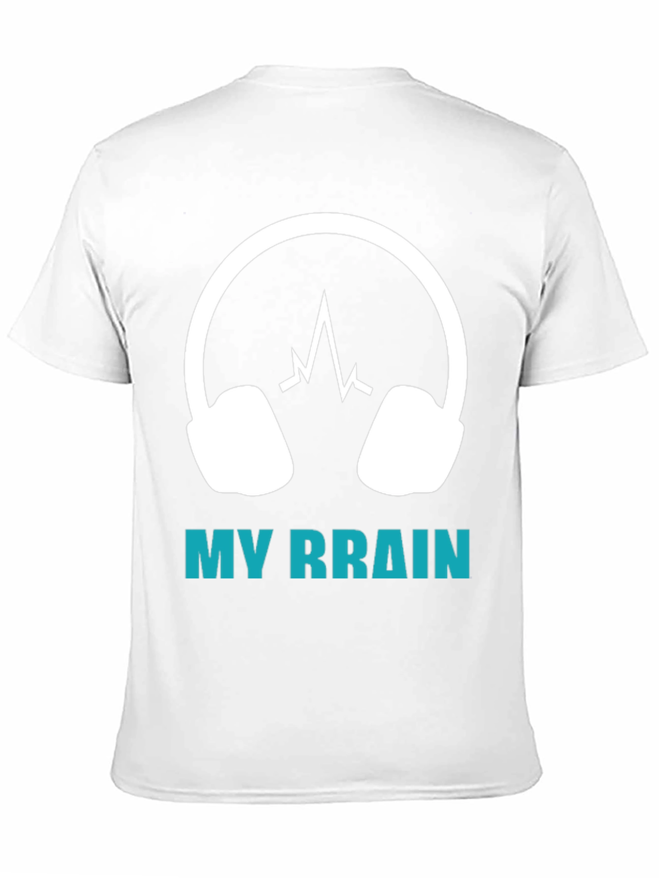 My Brain Headphones T-Shirt - Music Lover Tee