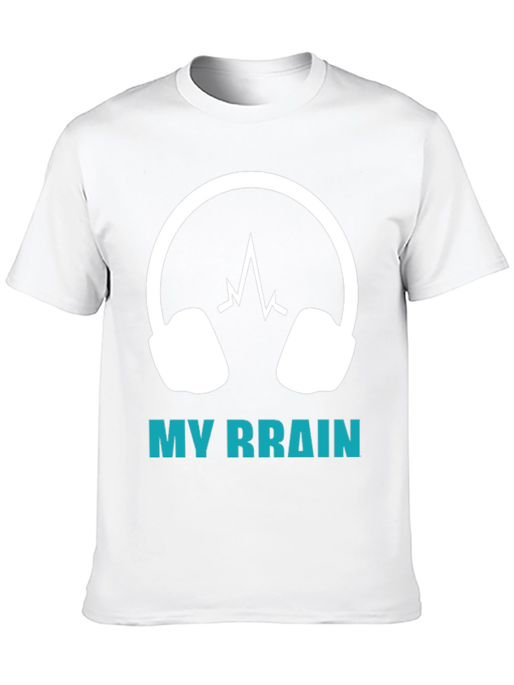 My Brain Headphones T-Shirt - Music Lover Tee